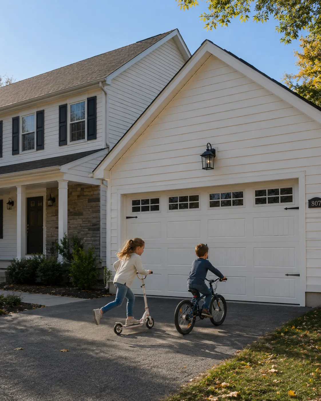 Quality garage door installed by Profix