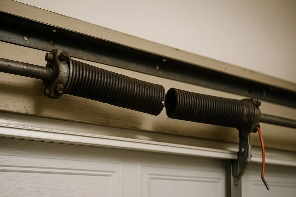 9 Signs Your Garage Door Spring Is About to Break (and What to Do)